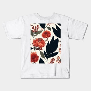 Chromatic Botanic Abstraction #77 Kids T-Shirt